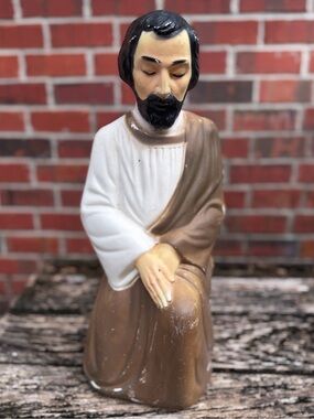 Vintage Empire Plastics 17” Joseph Christmas Nativity Hollow Blow Mold G3